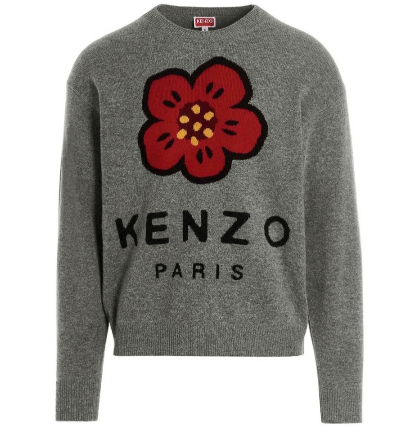 KENZO☆関税込 100%ウール メンズニット・セーター