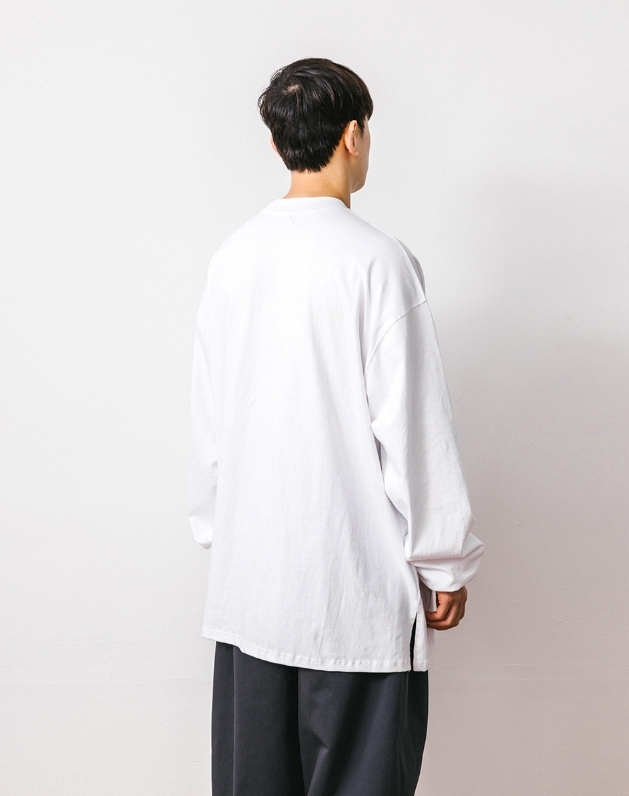 ANGLAN】22FW☆ [AG] Layered Basic Trim Long Sleeve (ANGLAN/T