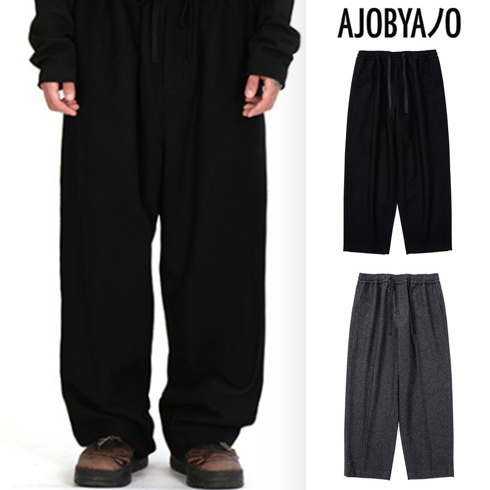 【AJO AJOBYAJO】22FW★ Oversized Wool Trousers