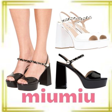 MiuMiu x サンダル・ミュール(レディース) - 海外通販のBUYMA