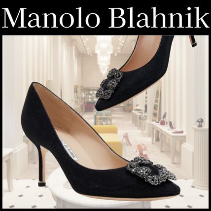 パンプス,ローヒール Manolo Blahnik(マノロブラニク) - 海外通販のBUYMA
