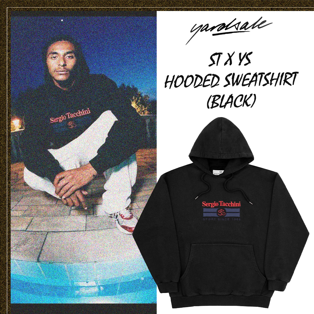 yardsale◆フーディ ST x YS HOODED SWEATSHIRT [BLACK]
