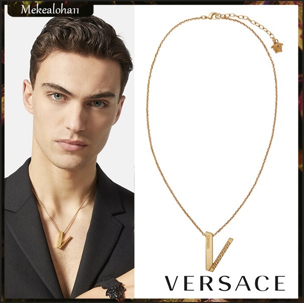 VERSACE☆V グレカ シグネチャー チェーン ネックレス すぐ届く
