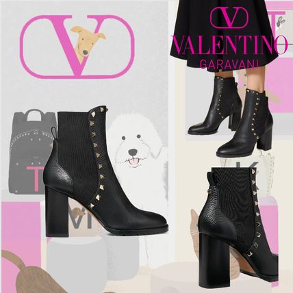 ロックスタッズ VALENTINO(ヴァレンティノ) ブーツ(レディース) - 海外 ...
