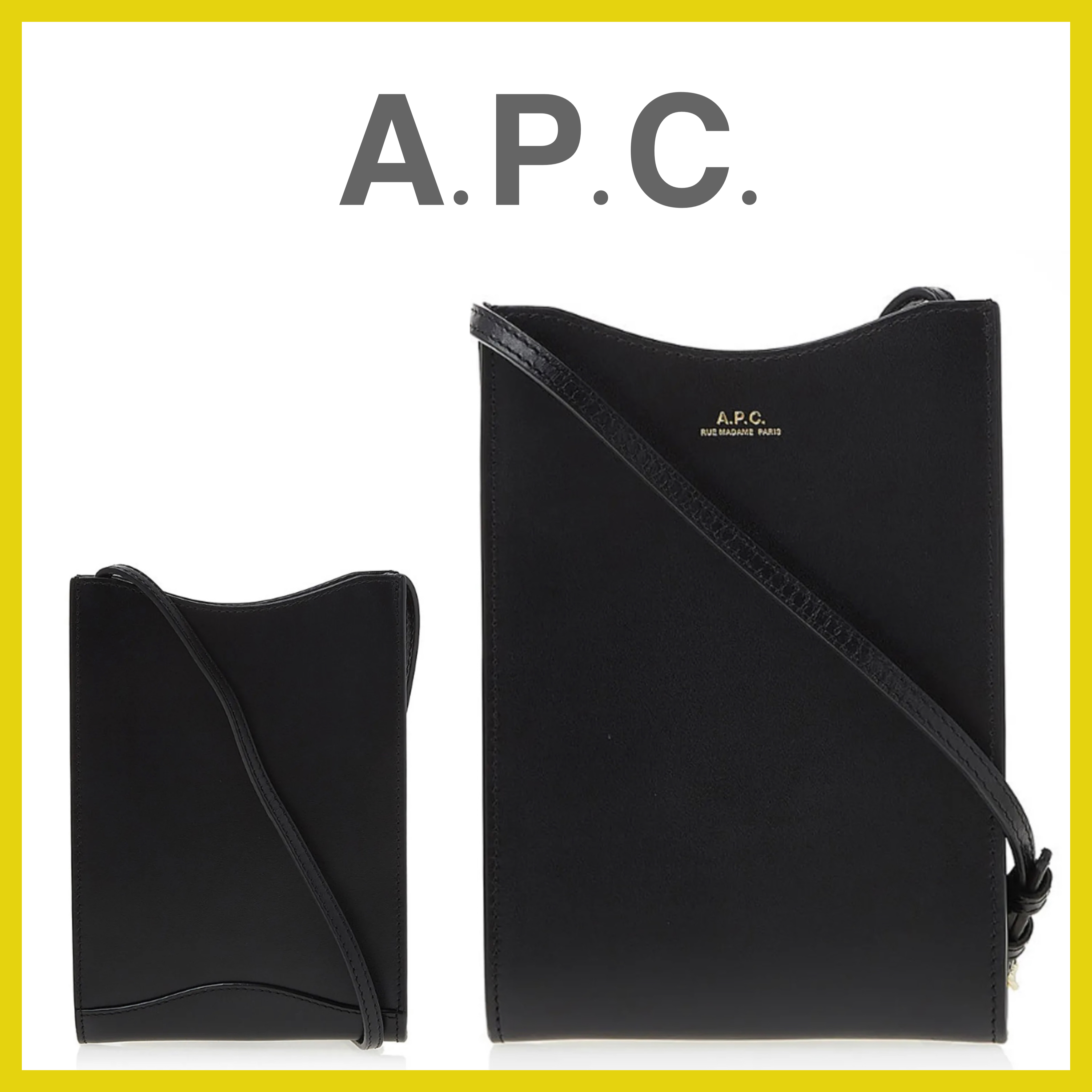 ☆A.P.C.☆ ジェイミー ポーチ クロスバッグ ブラック