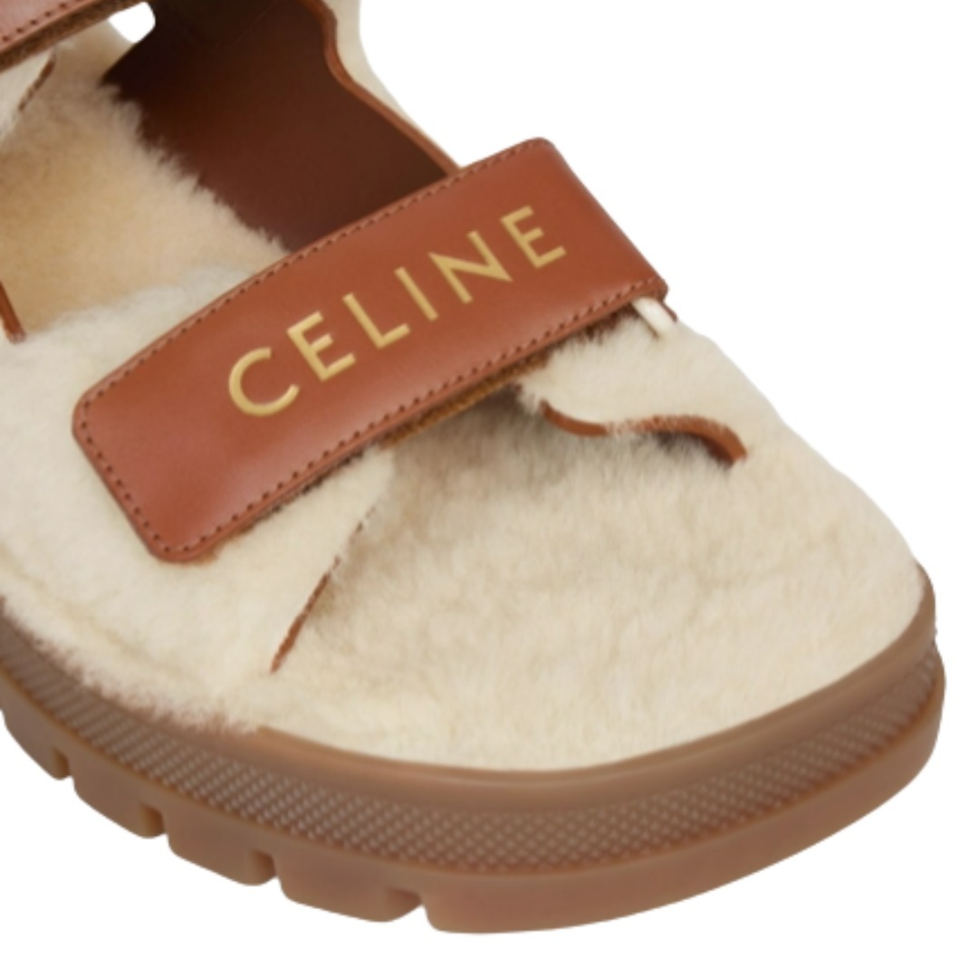 CELINE セリーヌレオベルクロストラップ サンダル - www