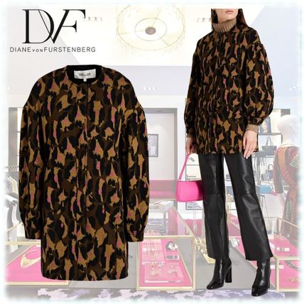 未使用 未着 ダイアンヴォンファステンバーグ DVF 綿毛混 ツイードジャケット