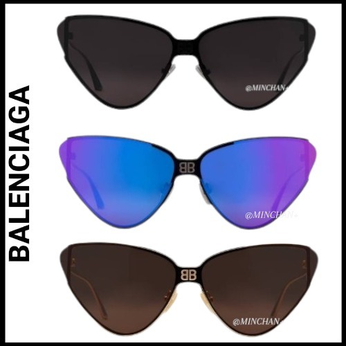3カラー【BALENCIAGA】SHIELD 2.0 CAT サングラス