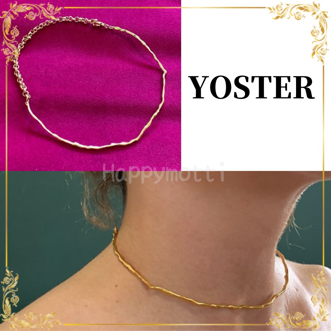 YOSTER dRaw ネックレス 彫刻的 チョーカー ○関税・送料無料○