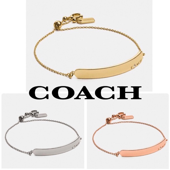 COACH＊即発 Bar Slider Bracelet クリスタル ブレスレット