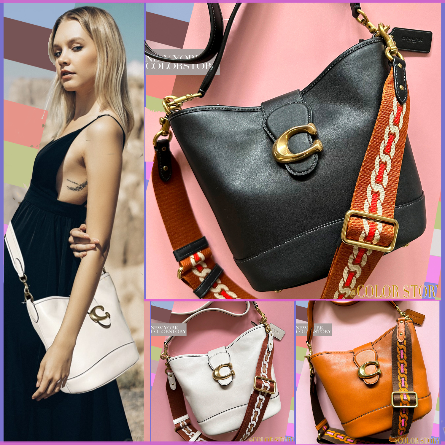 【COACHブティック】●NEW!!●バケットバッグ 便利なサイズ♪