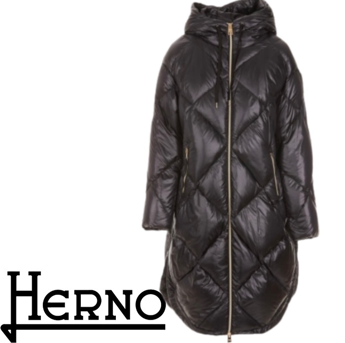 HERNO(ヘルノ) PI001536D ULTRALIGHT NYLON & LADY オーバーサイズジャケット Chantilly