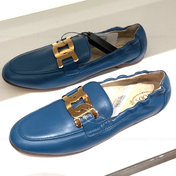 TOD'S【セール】国内発■柔らかレザーのフラットシューズ