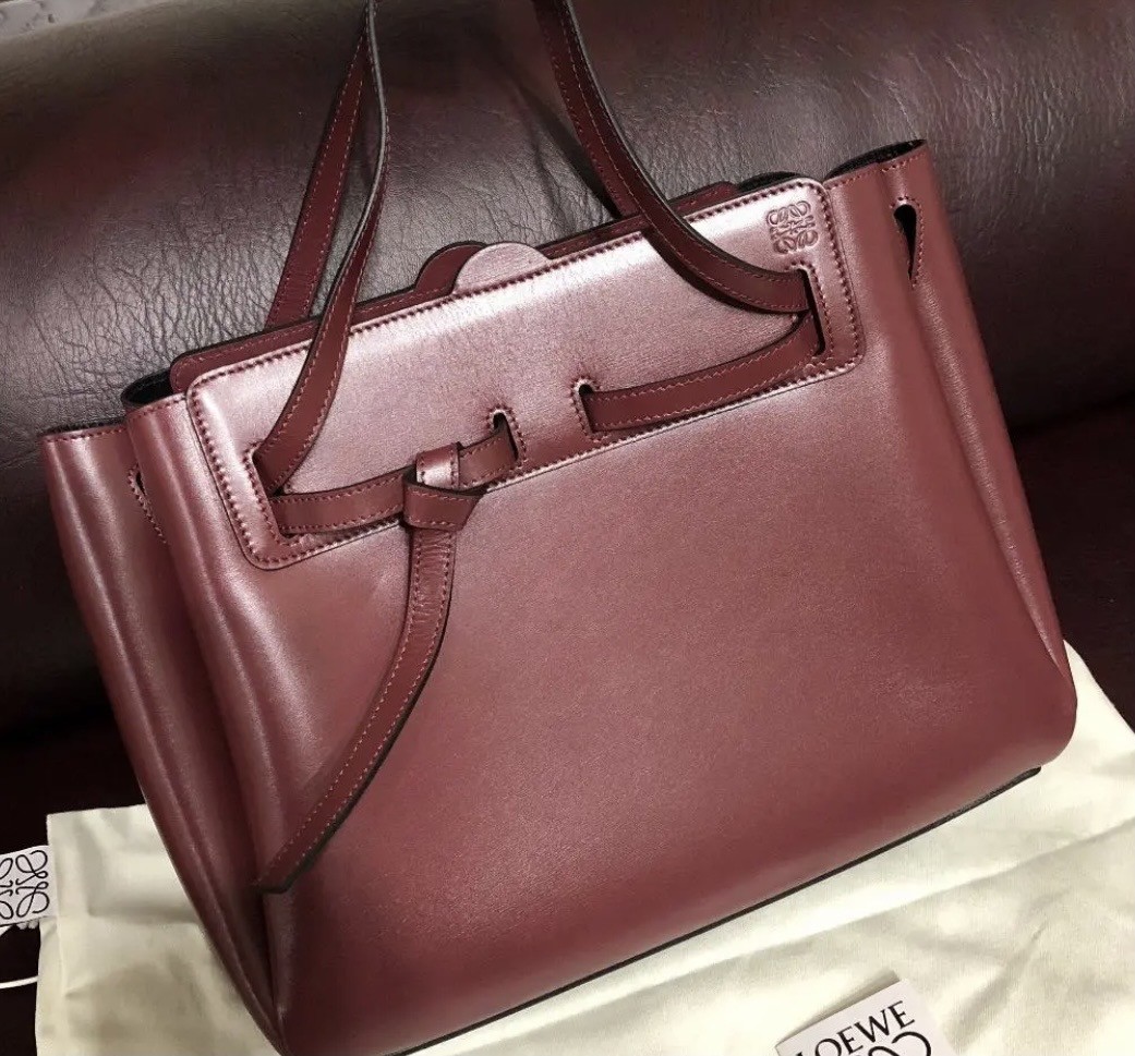 ☆先着1名☆ LOEWE ロエベ ラゾ LAZO ショッパー レザー バッグ