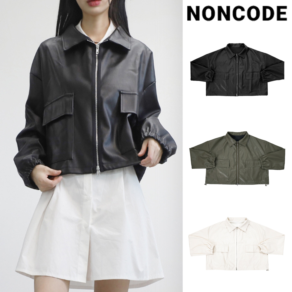 【NONCODE】Kanby two-way leather jacket