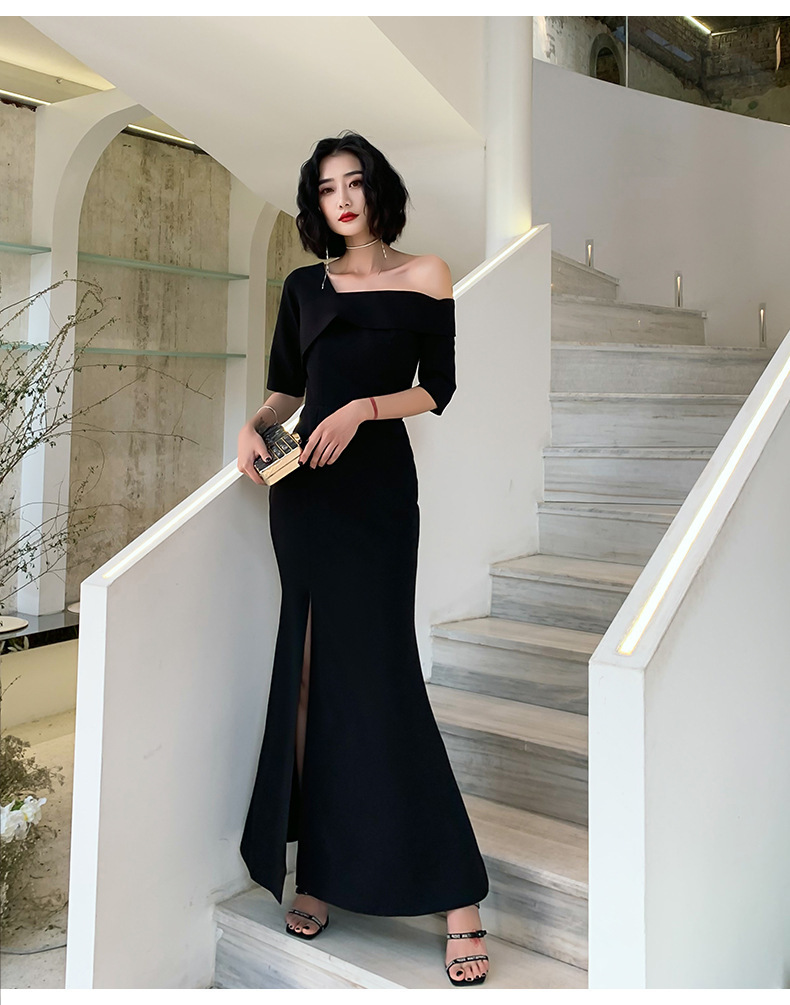 新商品通販 パーティー 結婚式 ドレス ワンピース ロング スリット