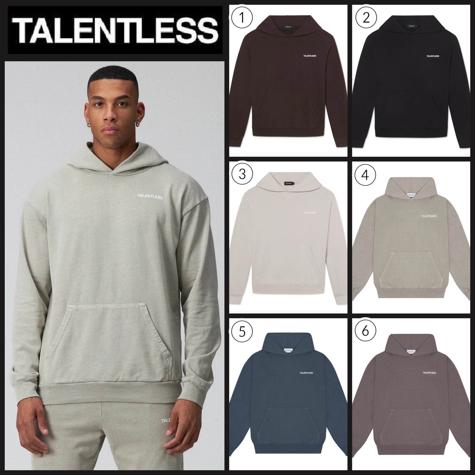 海外セレブ愛用!! ◆TALENTLESS◆ LIGHTWEIGHT HOODIE - CORE
