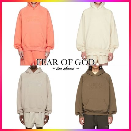 ピンク系 FEAR OF GOD ESSENTIALS x パーカー・フーディ(メンズ