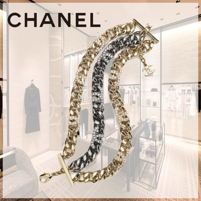 ☆CHANEL シャネル☆ブレスレット メタル &ストラス 2色チェーン - www 【即日発送】 CHANEL シャネル 22ss ブレスレット レジン ブレスレット
