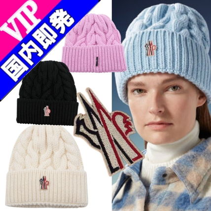 MONCLER(モンクレール) ニットキャップ・ビーニー(レディース) - 海外 ...