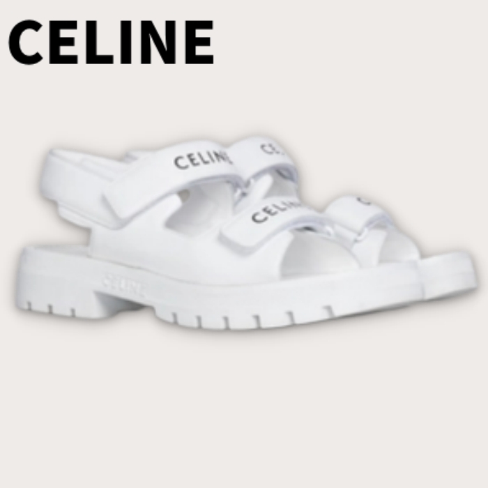 ☆関税込☆ セリーヌ CELINE レオ カーフスキン サンダル