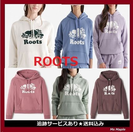インポート✨ Roots ルーツ カナダ ロゴ入り パーカー グレー M