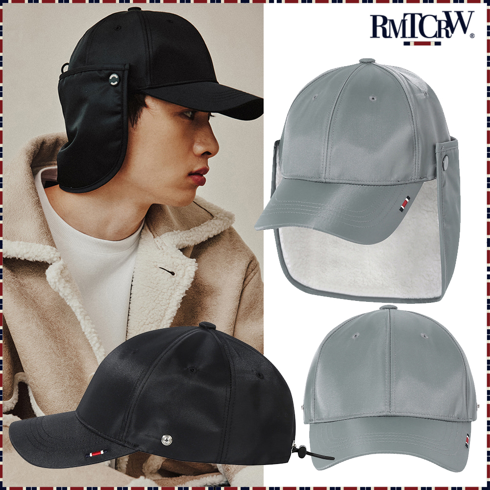 ROMANTIC CROWN★男女兼用- EARFLAP BUTTON BALL CAP_2色♪
