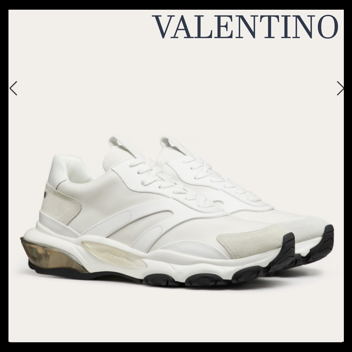 ❤️一部予約販売中❤️ VALENTINO レアモデル 白スニーカー ロック