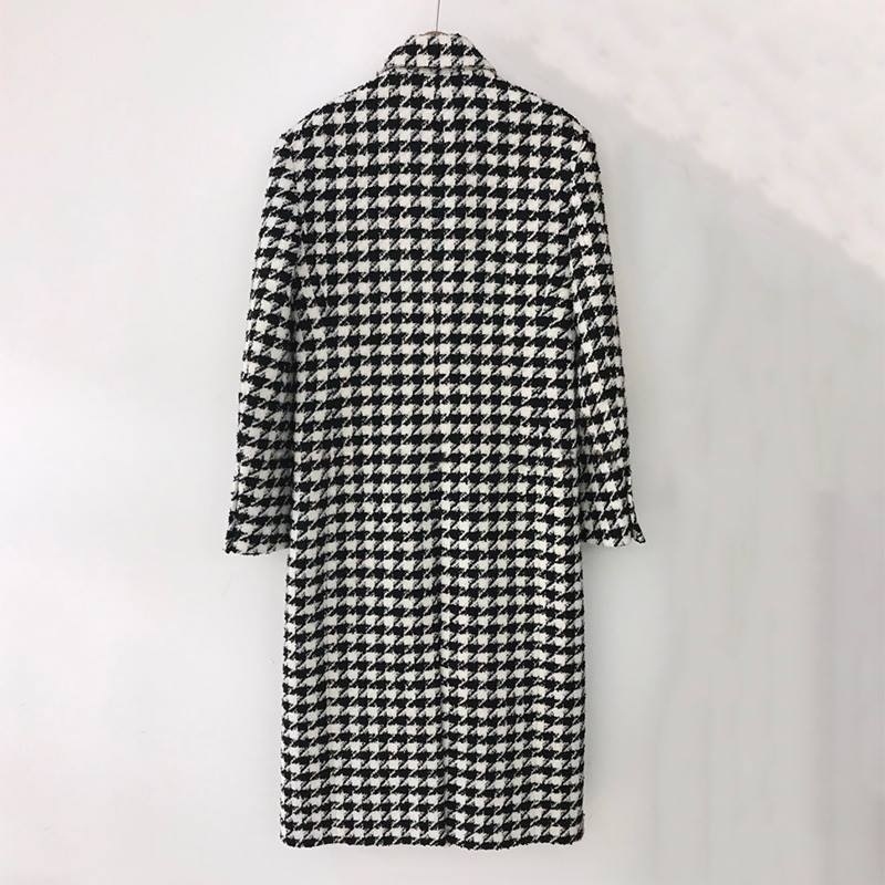 千鳥柄 ジャケット コート レディース 着回し 上品 清楚 韓国