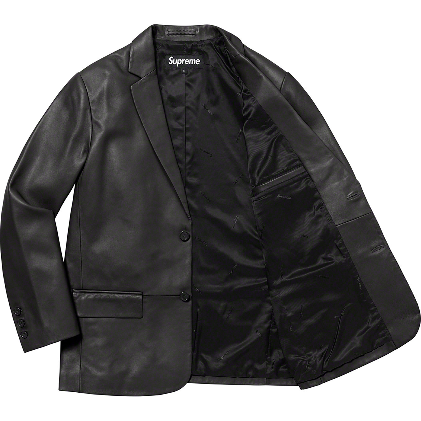 Pebbled Leather Varsity Jacket | Supreme 21fw