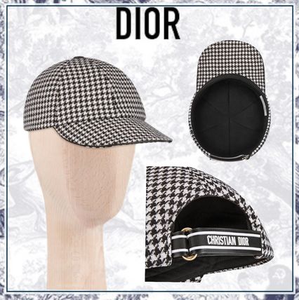 千鳥格子 Dior x 帽子(レディース)|新作を海外通販【BUYMA】 決算特別セール 【Christian Dior】 千鳥格子柄バケットハット ディオール ハット