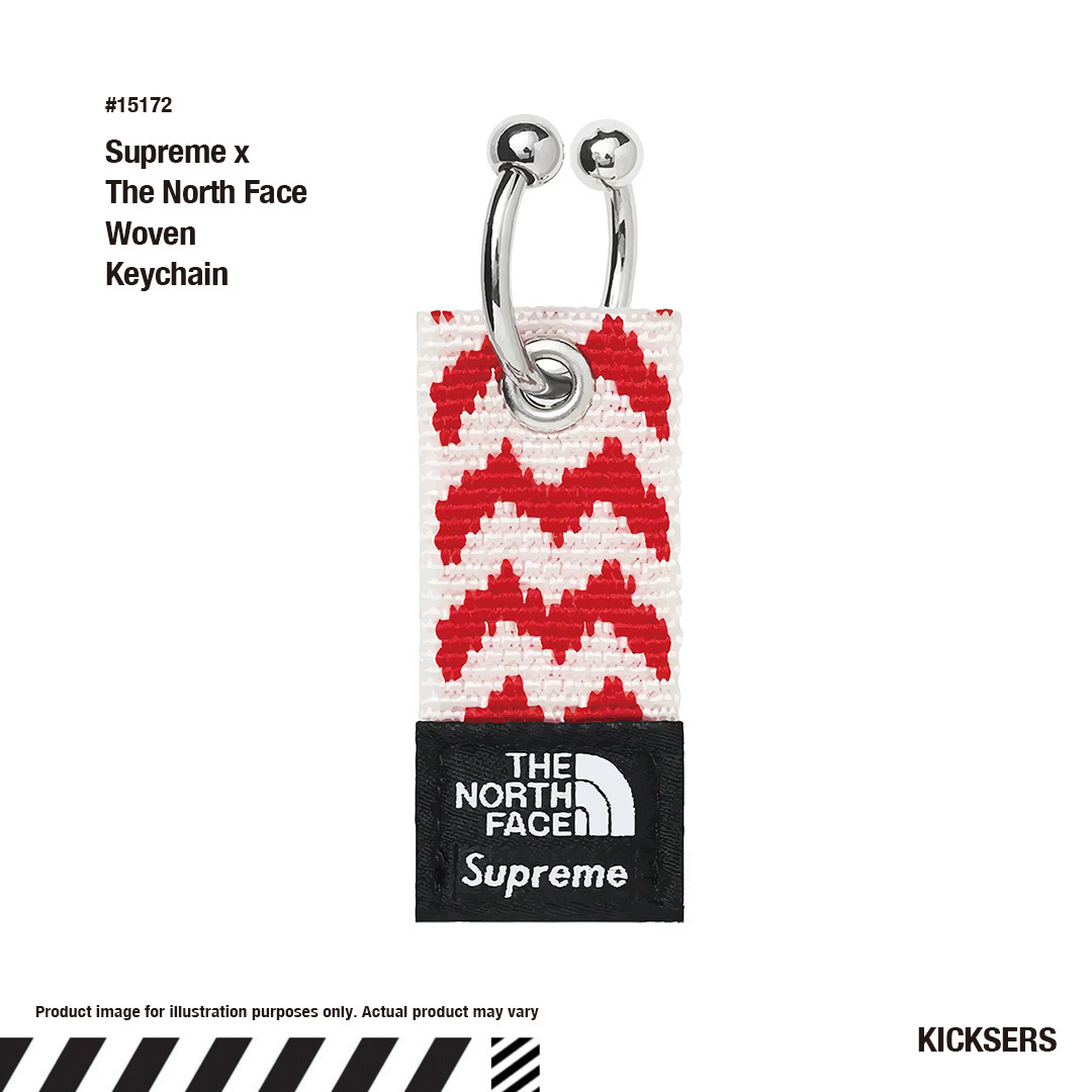 Supreme The North Face Keychain シュプノースロゴキーチェーン