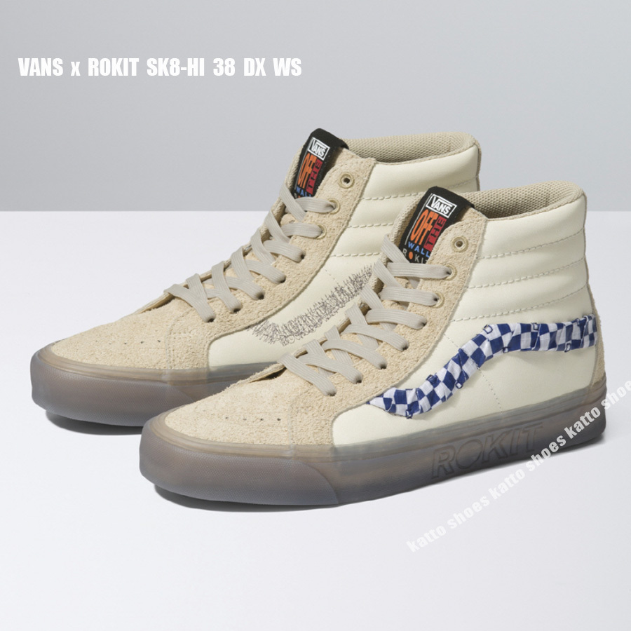 VANS x ROKIT SK8-HI 38 DX WS★コラボ★兼用