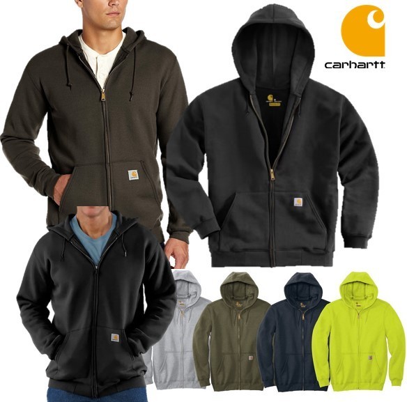 Carhartt ロゴ ジップアップ パーカー K122 関税送料込