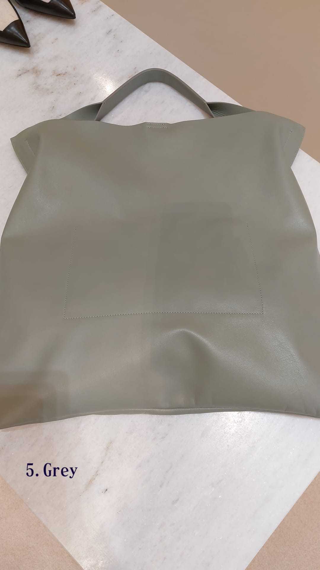 JIL SANDER XIAO BAG ポケット付 ビッグ レザー トートバッグ (Jil ...