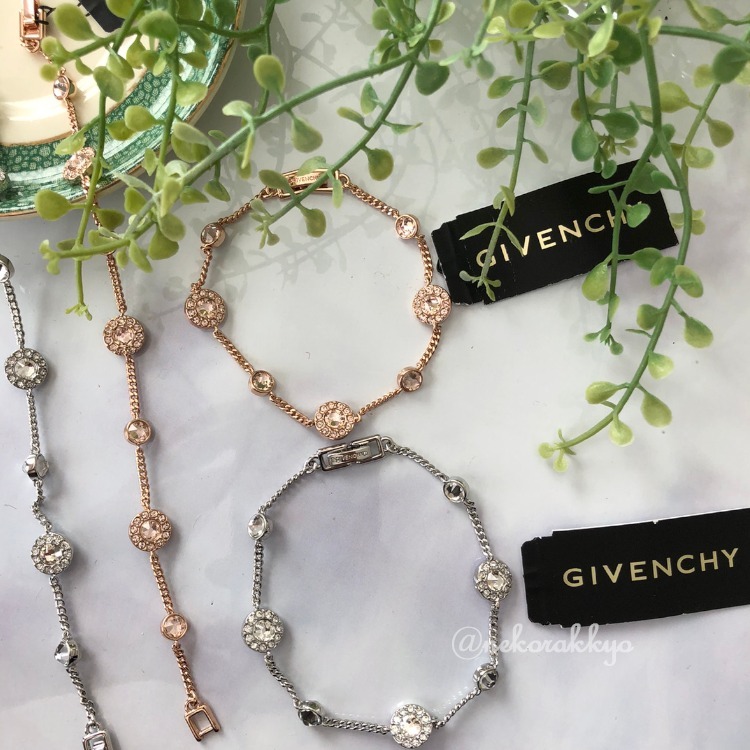 GIVENCHY＊Silver-Tone Pave クリスタルブレスレット＊送料込