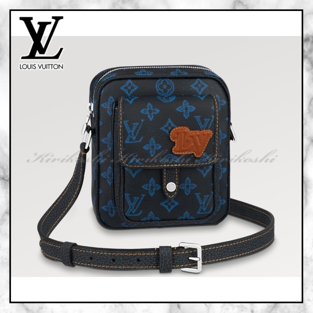 ◇Louis Vuitton 22AW◇◇◇ mens モノグラムバックパック navy