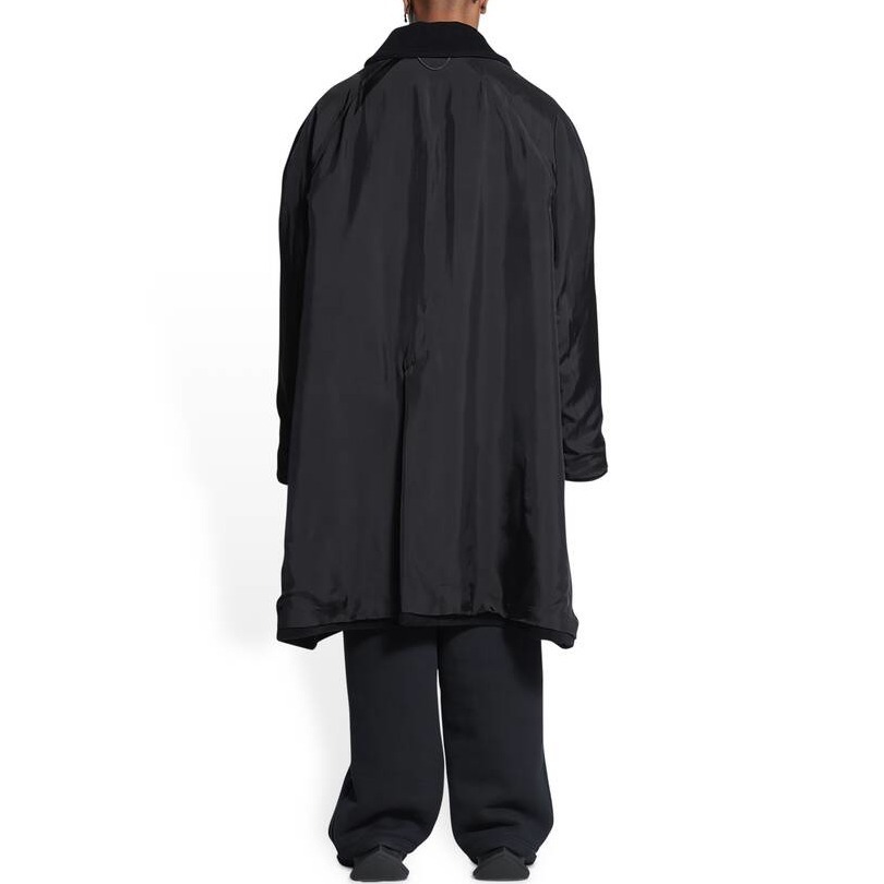 BALENCIAGA バレンシアガ コート（その他） 黒 2008825J0103 22SS【BALENCIAGA】コート 起毛アルパカ INSIDE OUT CARCOAT