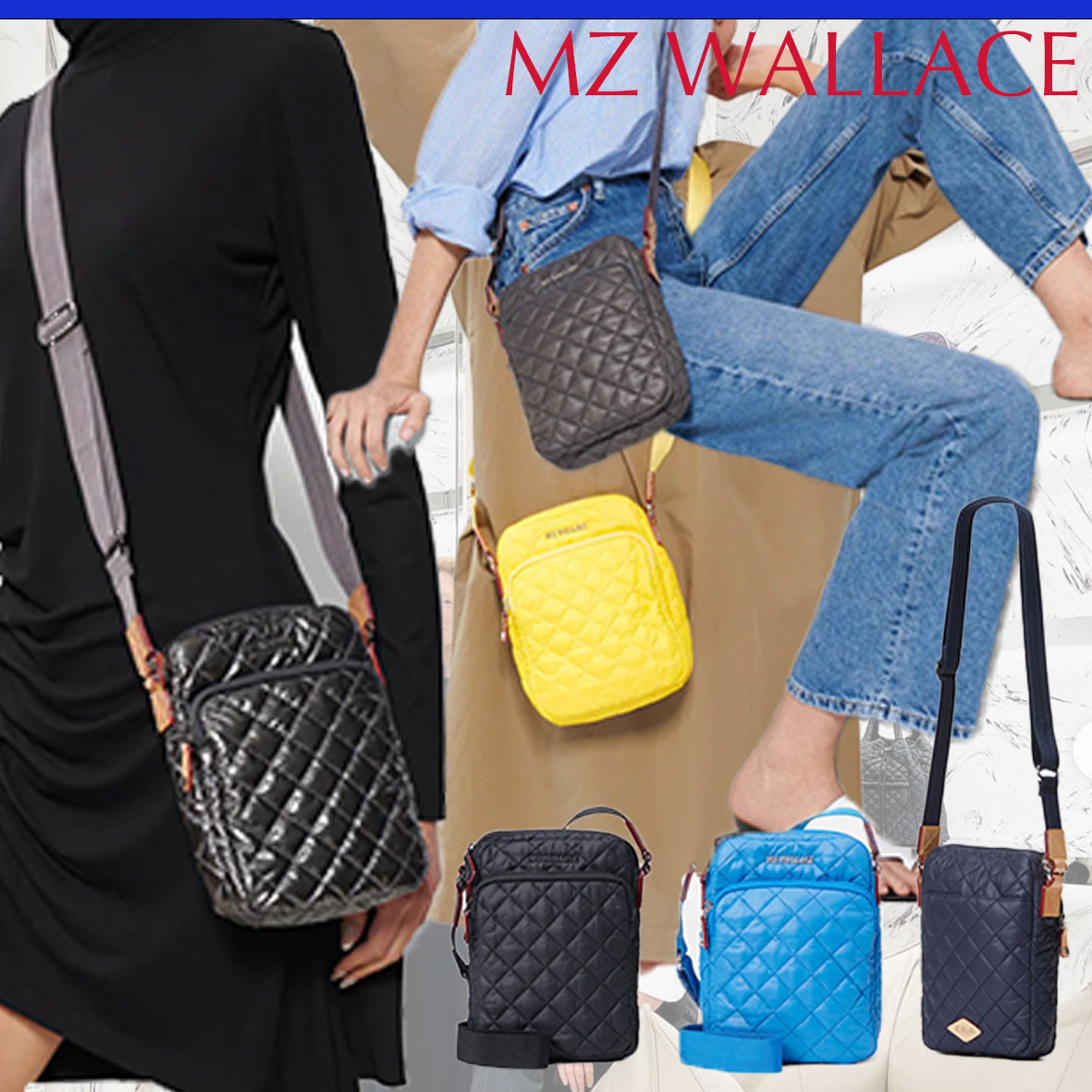 【MZ WALLACE】NY発！縦型ボディバック スマホもサングラスも