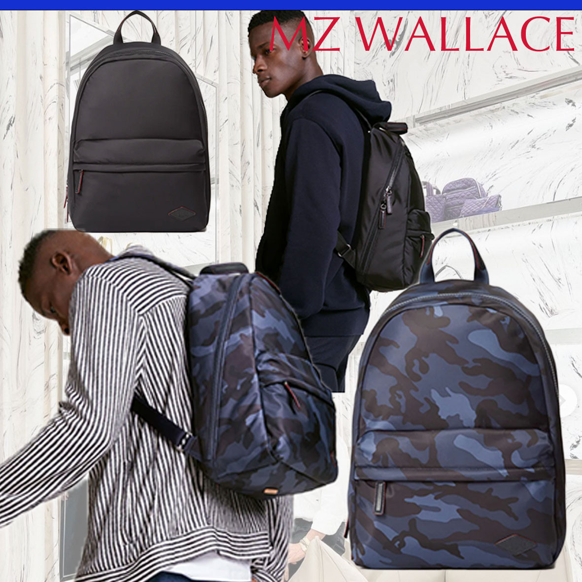 【MZ WALLACE】ジムにもオフィスにも！上質おしゃれなリュック！