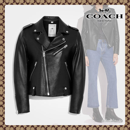Coach x レザージャケット・コート(レディース) - 海外通販のBUYMA