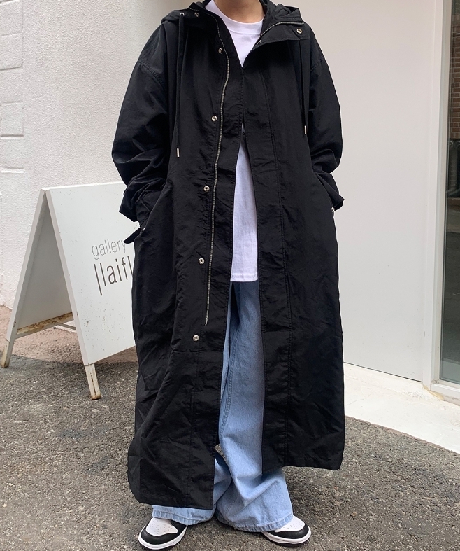 【BAON】[unisex] Linder Hood Field Jacket BAON】[unisex] Linder Hood Field Jacket