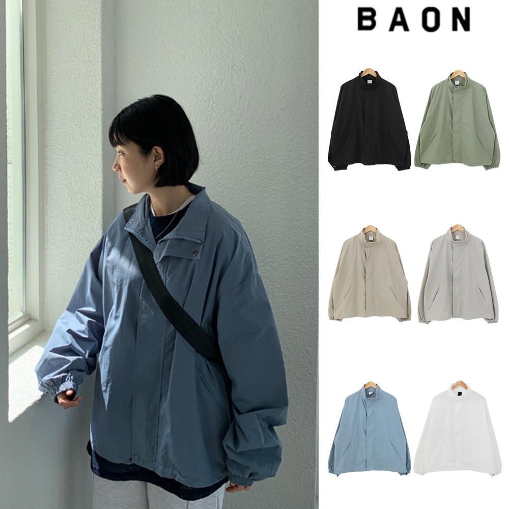 【BAON】[unisex] Namont Color Wind Jacket