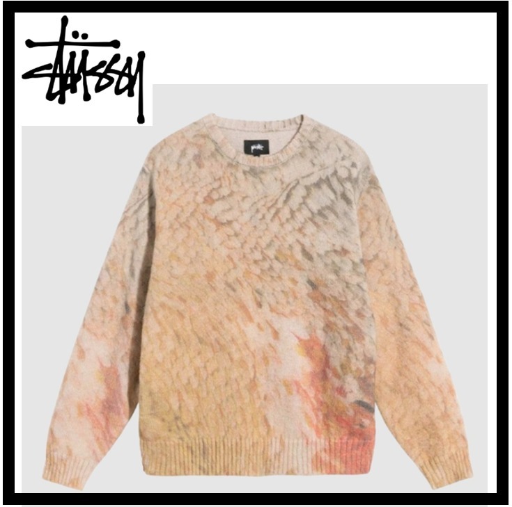 ★関税込★STUSSY★Stussy WINGS PRINT SWEATER★スウェット★