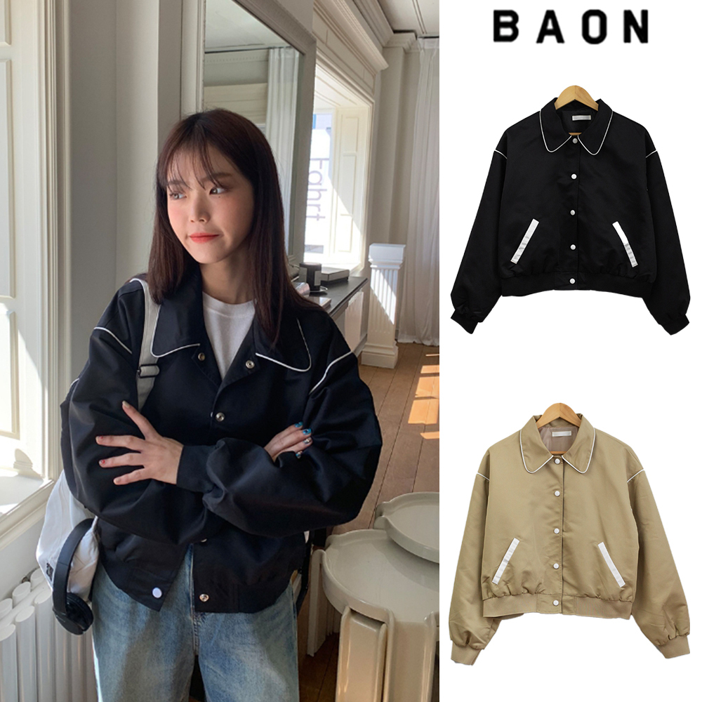【BAON】Venter Crop Stadium Jumper