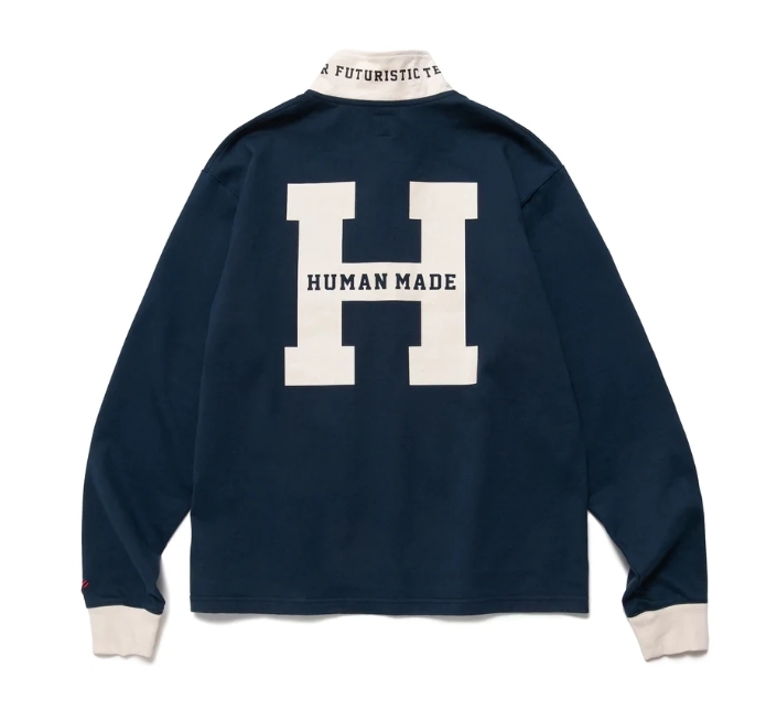 ☆BTS愛用ブランド人気レア! Human Made Rugby Shirt (HUMAN MADE/T ...