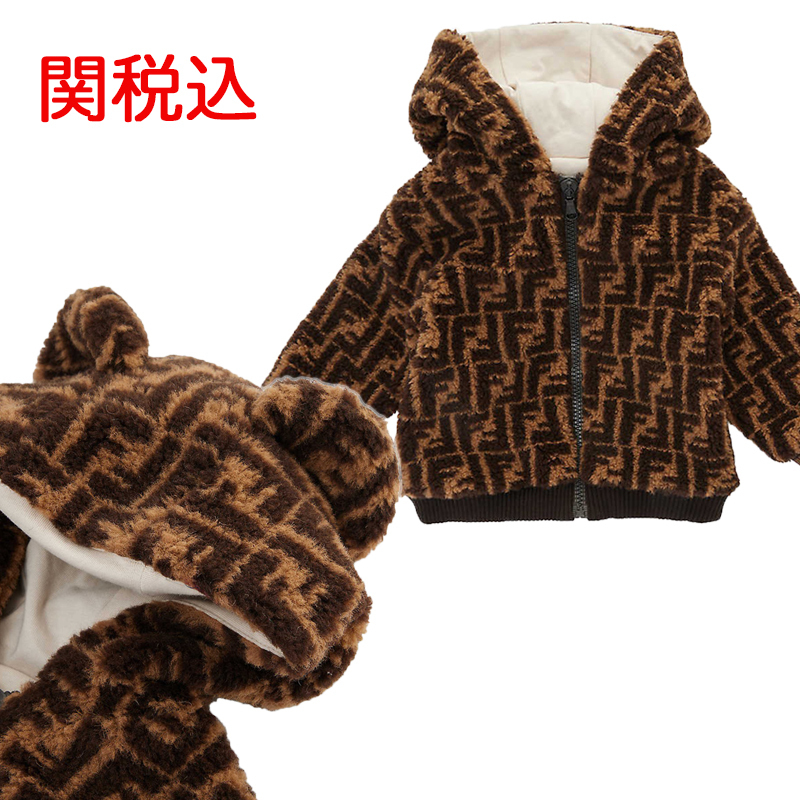 関税込 FENDI テディベア FFベビージャケット
