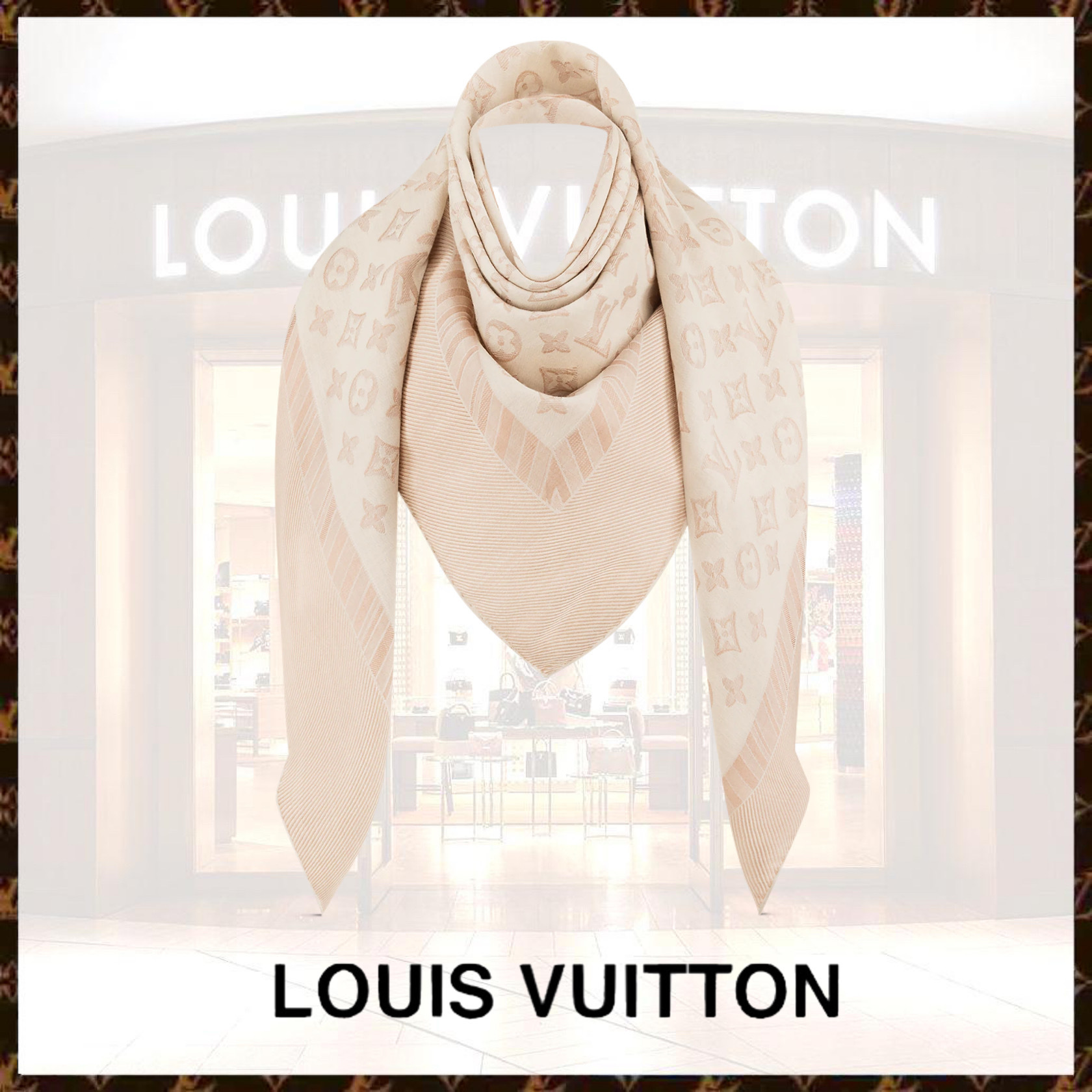 直営店♪人気♪ Louis Vuittonショール・フォール・フォー・ユー ...