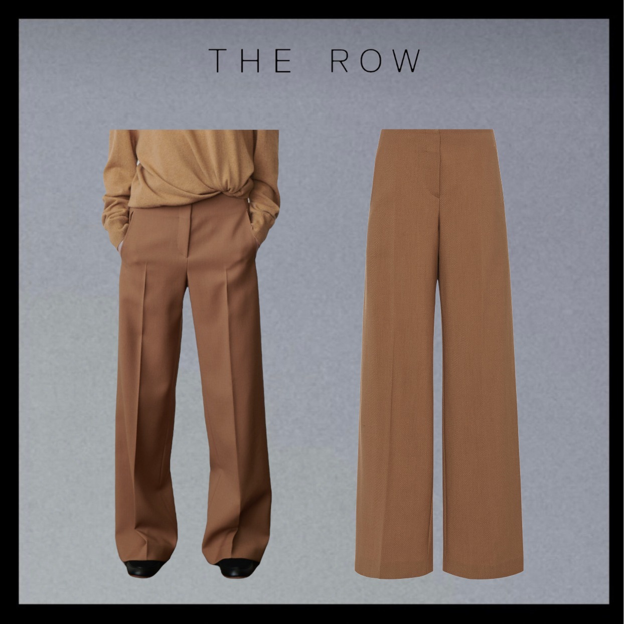 THE ROW*新作*Pipa Pant in Virgin Wool トラウザーズパンツ - www ...