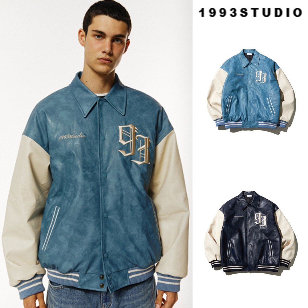 【1993studio】22FW★ Vintage Varsity Jacket